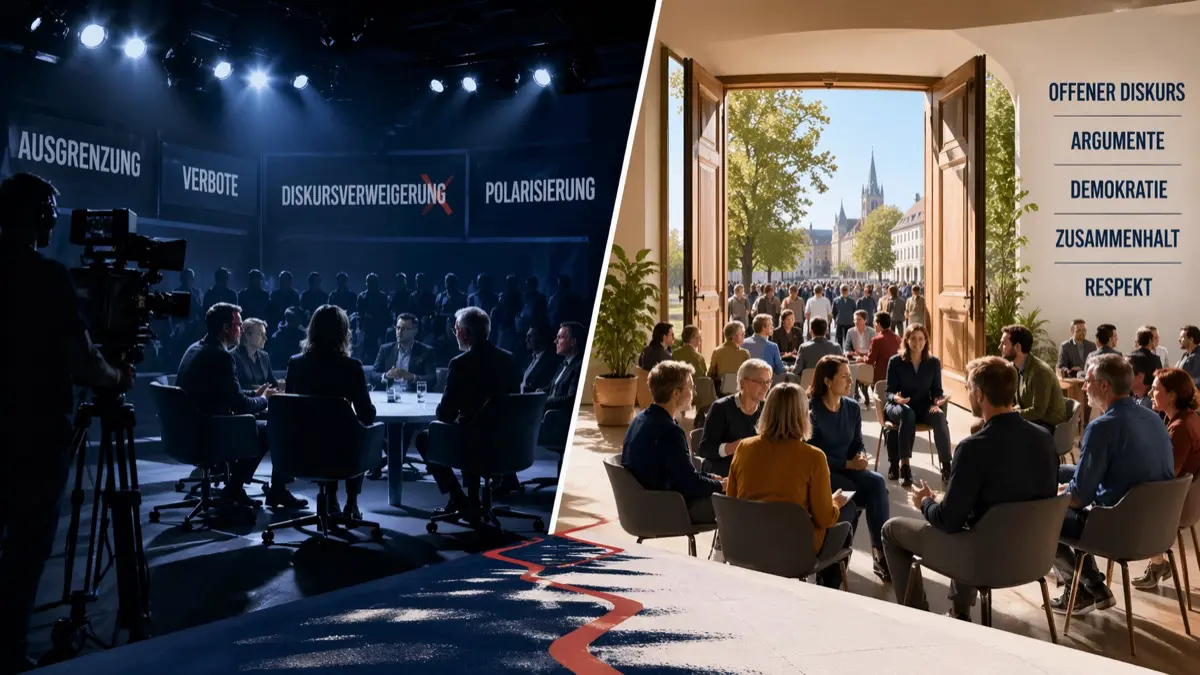 Die AfD ausladen? Warum Diskursverweigerung die Krise verschärft 6 demokratie diskurs talkshows afd offene gesellschaft