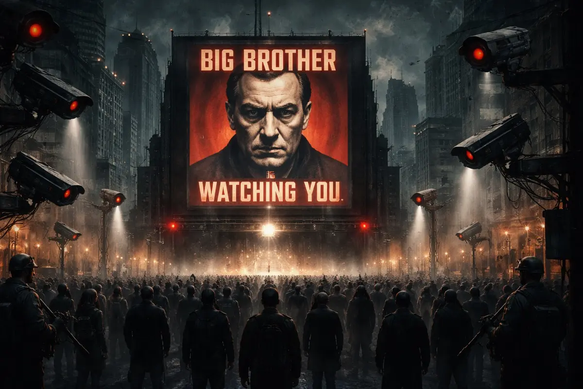 ueberwachungsstaat big brother dystopie 1984