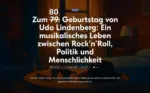Lindenberg zum 80sten