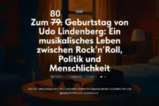 Lindenberg zum 80sten