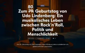 Herzlichen Glückwunsch zum 80. Udo Lindenberg 8 Herzlichen Glückwunsch zum 80. Udo Lindenberg