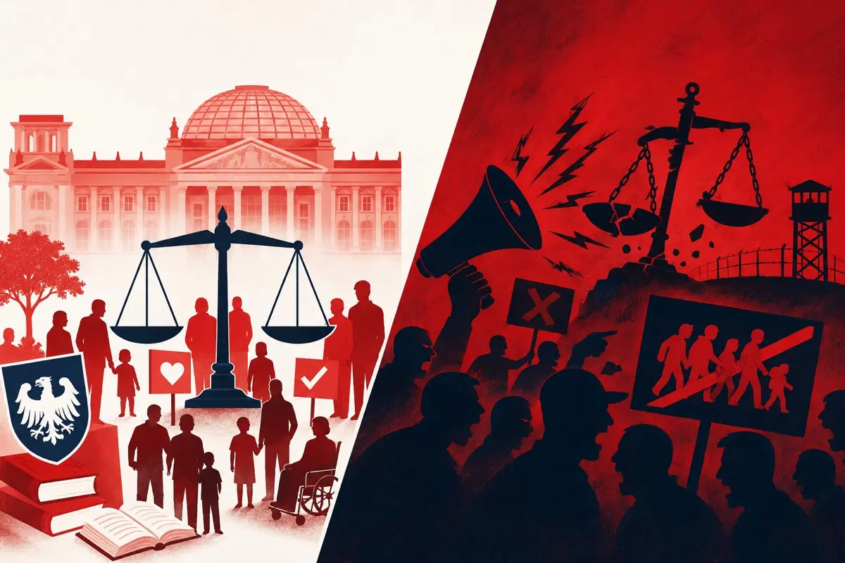 Die Broschüre, der Schaum und die Wahrheit 1 afd cdu broschuere demokratie
