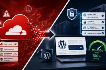 wordpress cloudflare rueckbau allinkl