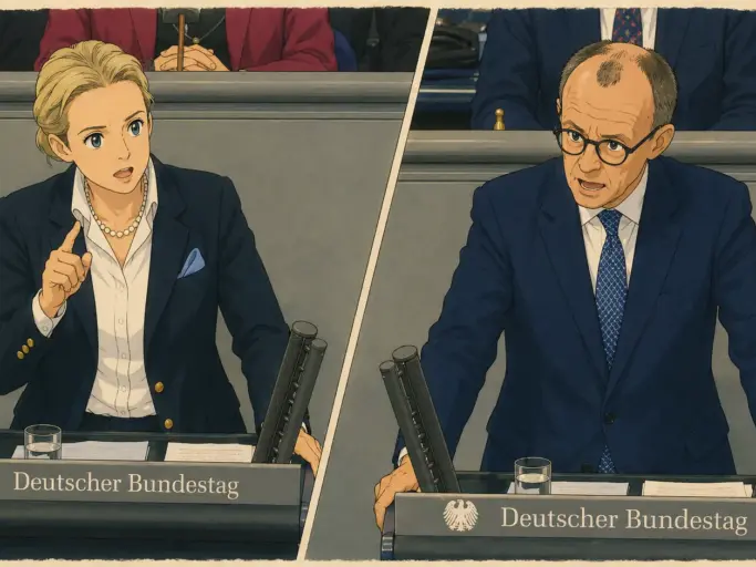 Visionen gegen Anklage - Merz vs. Weidel 5 Weidel Merz