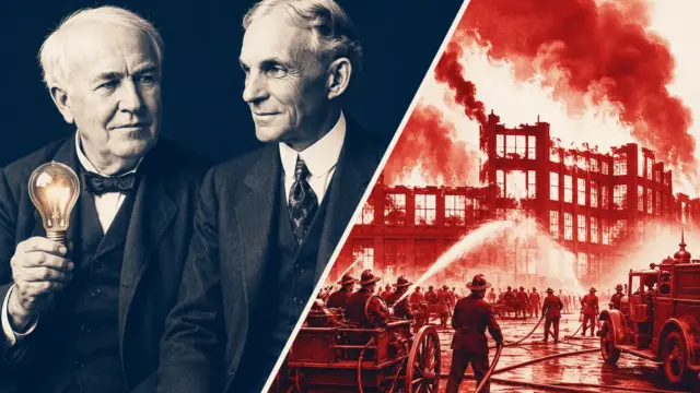 edison ford freundschaft feuer fabrik