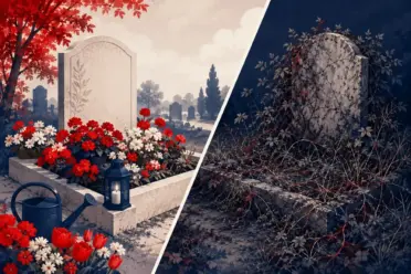 grabpflege fruehling friedhof erinnerung