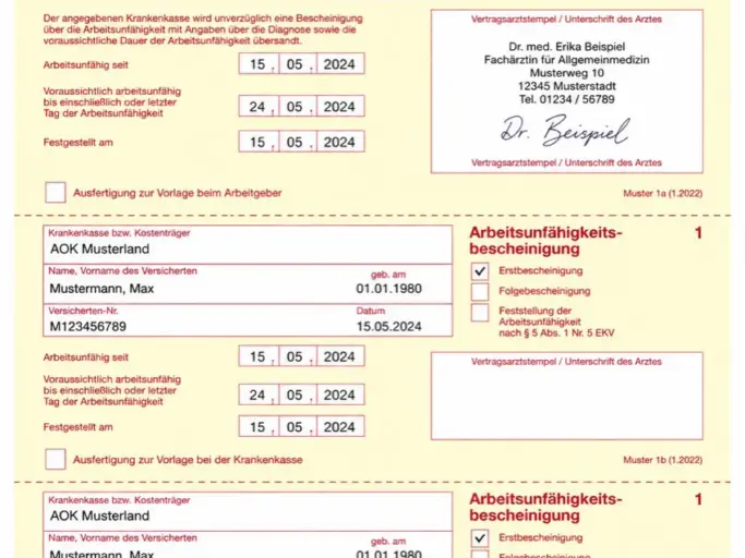Wenn selbst die Krankschreibung unbequem ist
