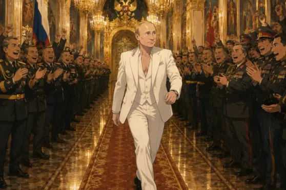 Wieso erinnert Travolta mich an Wladimir Putin? 1 Putin alias Travolta