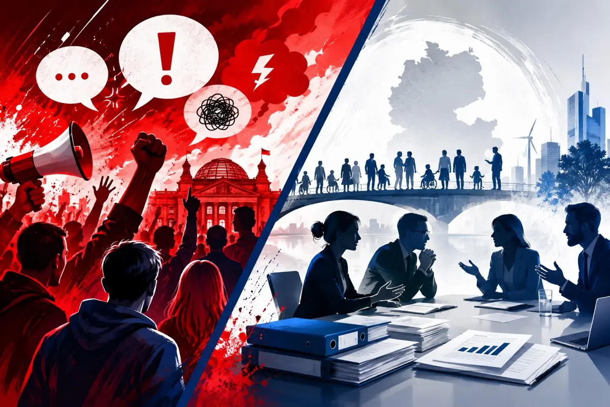 demokratie reformen polarisierung gesellschaft