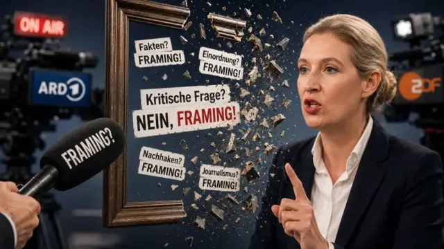 framing debatte afd medien