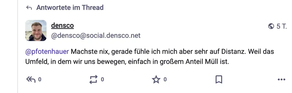 großem Anteil Müll