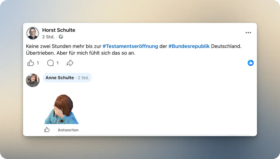 Testamentseröffnung