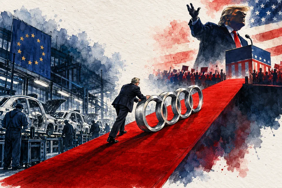 Vier Ringe, wenig Rückgrat: Audi macht {em}Wahlkampf {/em}für Trump 1 audi-trump-vier-ringe-wenig-rueckgrat
